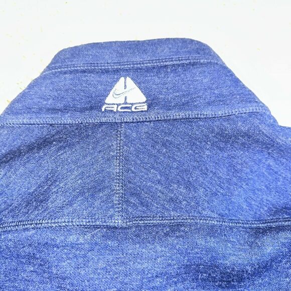 Nike ACG Men's Full-Zip Navy Blie Jacket/sweatshirt Zip Pockets Size XL - Picture 7 of 8